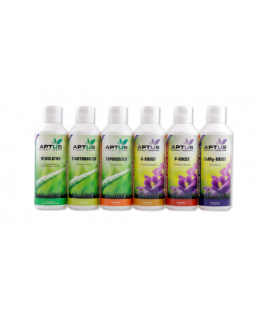 APTUS ZESTAW INDOOR SET PRO - 1 - Zestaw nawozów składa się z: 5x 100gr All-in-One pellet 1x 50ml Startbooster 1x 5gr 