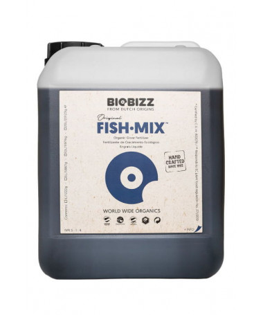 BioBizz Fish Mix 10L - 1 - Fish-Mix to w 100% organiczny nawóz przeznaczony do upraw zarówno w pomieszczeniach i na zewnątrz.&nbsp;- 