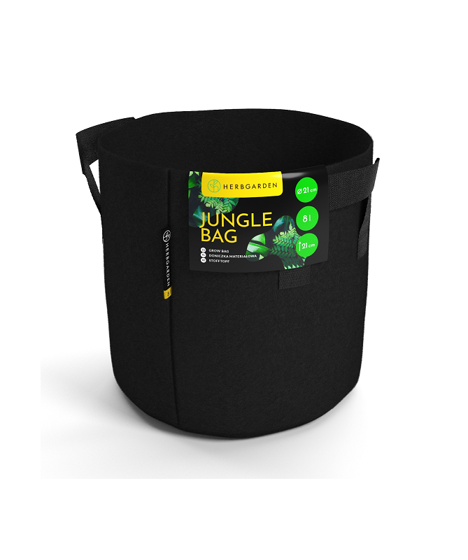 Doniczka Materiałowa Herbgarden Jungle Bag 8L Round - 1 - 