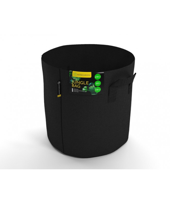 Doniczka Materiałowa Herbgarden Jungle Bag 20L Round - 1 - Doniczka Materiałowa Herbgarden Jungle Bag 20L Round - 1 -