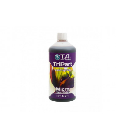 GHE / T.A. Tri Part Micro Hard Water 500ml (woda twarda) - 1 - Odkryj moc pełnego wsparcia roślin na każdym etapie ich rozwoju d
