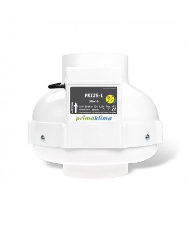 Prima Klima 1 SPEED 360M3/H, FI125MM (PK125-L) Wentylator promieniowy - 1 - Prima Klima Wentylator promieniowy: -przyłącza: fi 1