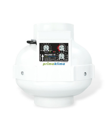 Prima Klima PK125EC-TC TEMP CTRL680M3/H Wentylator promieniowy - 1 - Prima Klima wentylator promieniowy fi 125 680m3